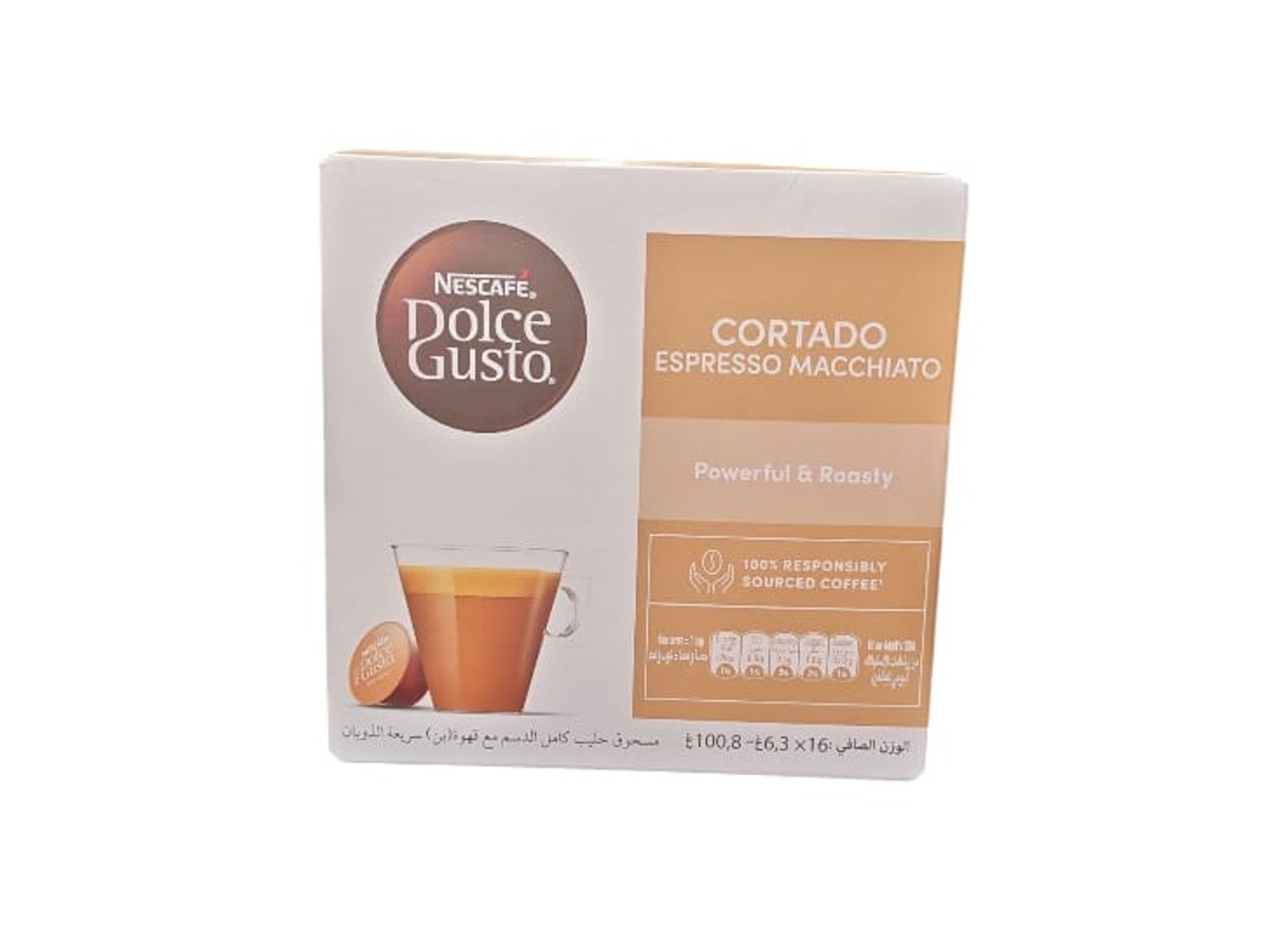 Nescafe Dolce Gusto Espresso Macchiato Coffee Capsules 100.8g
