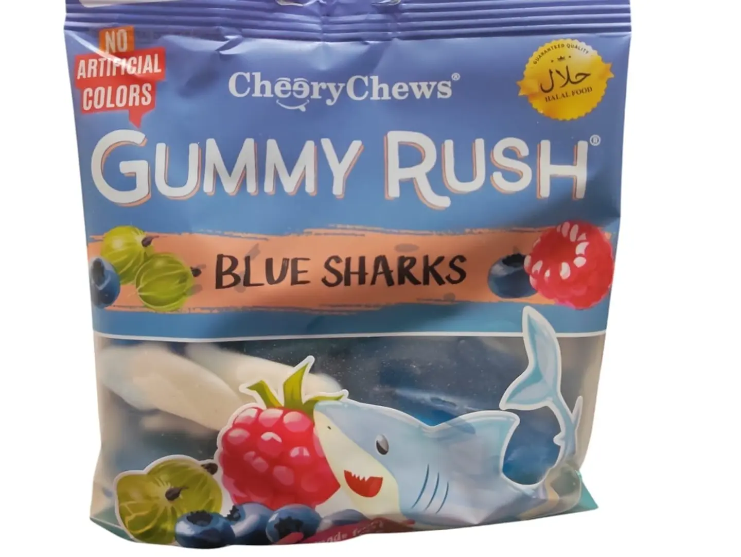 Jelly Juicy Rush Whale Shaped Gummies (Raspberry Flavor)