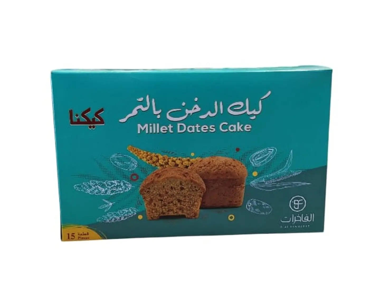Millet Cake With Dates, Our Cake, 15 Pieces