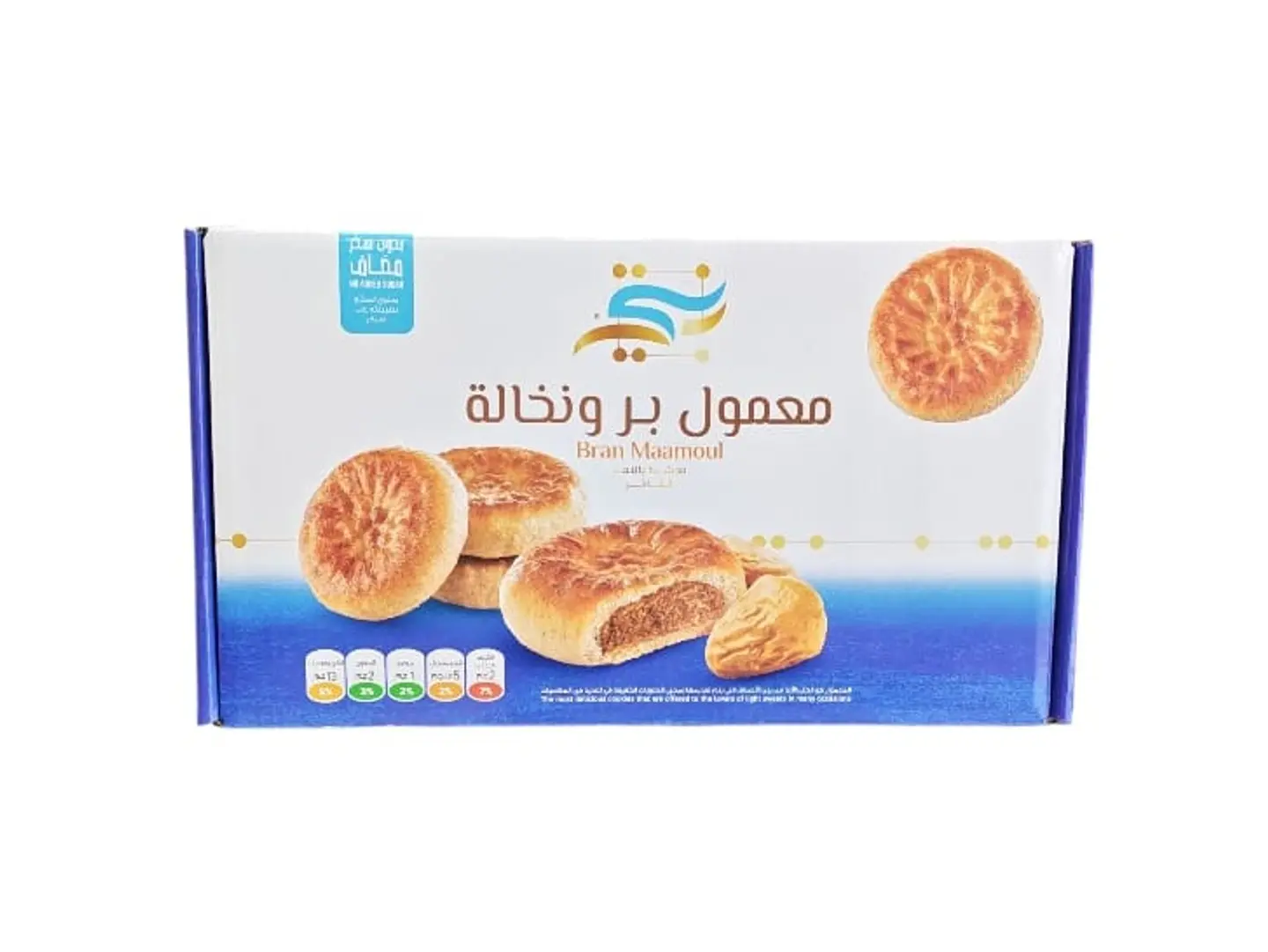 Banati Maamoul Stuffed With Premium Dates, Whole Wheat And Bran, Sugar Free, 400g