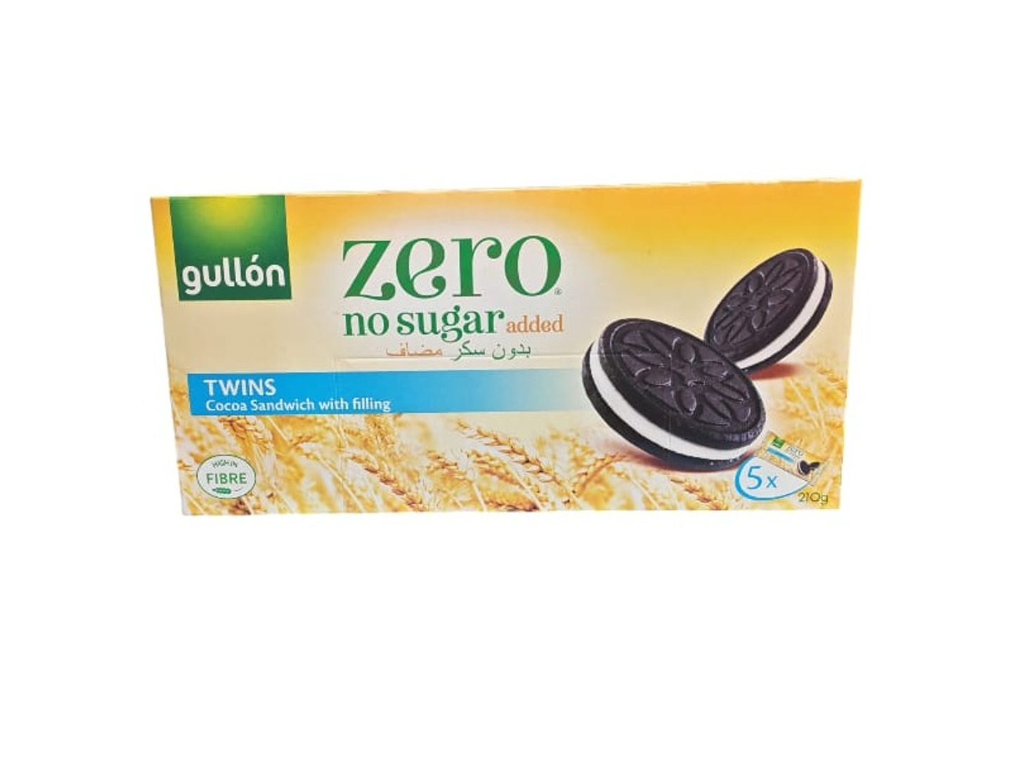 Twins Cocoa Sandwich Biscuits No Added Sugar 210g