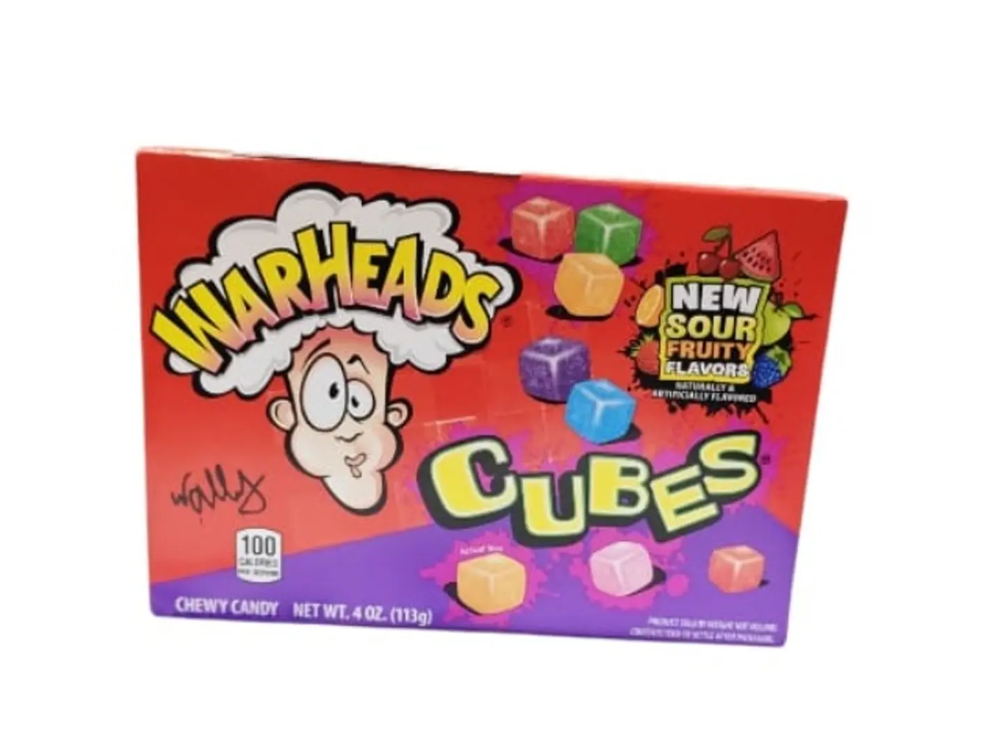 Warheads Sweet Cubes, Sour And Fruity Flavors, 113g