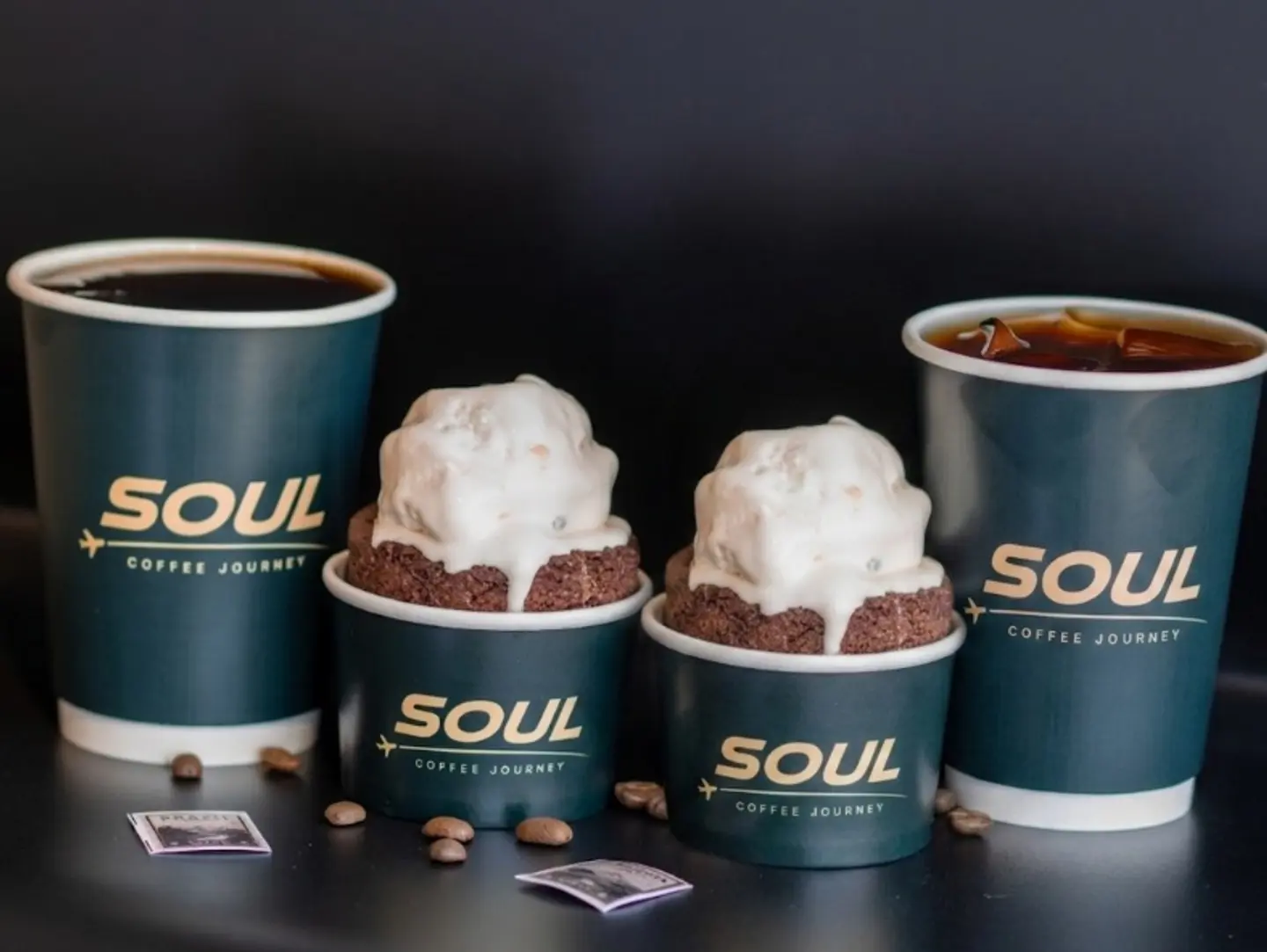 Soul Special Offer (2 Coffee Cups & 2 Puddings)