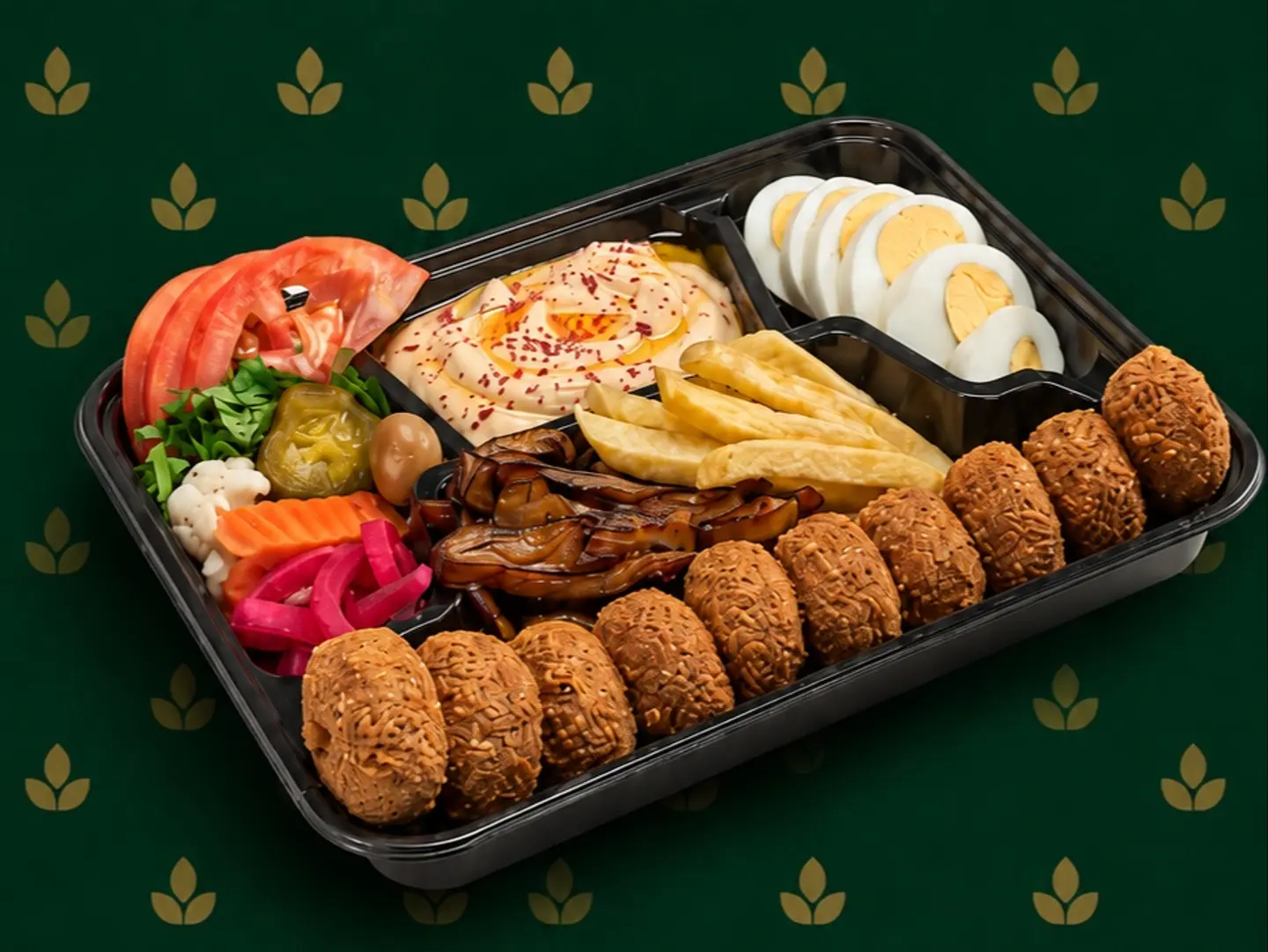 صحن فلافل كبير