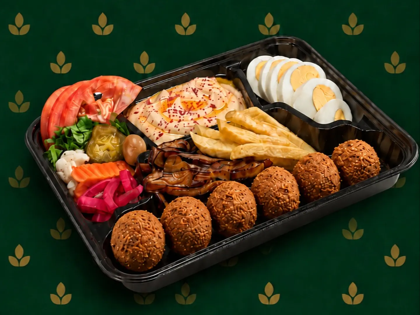 صحن فلافل صغير