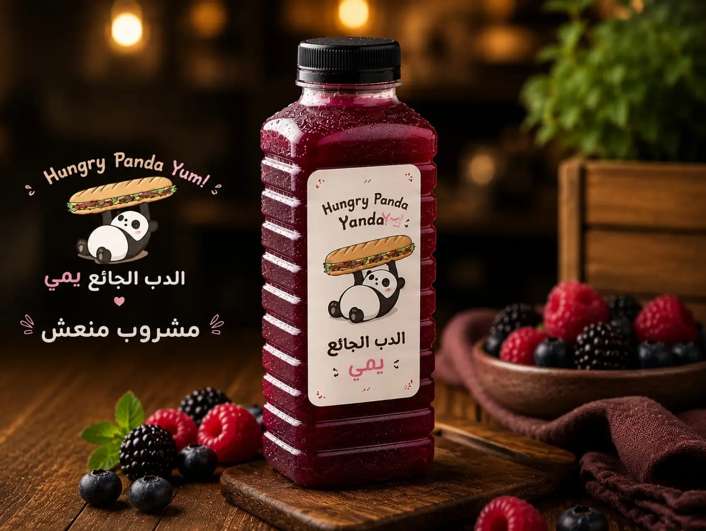 عصير التوت اللذيذ