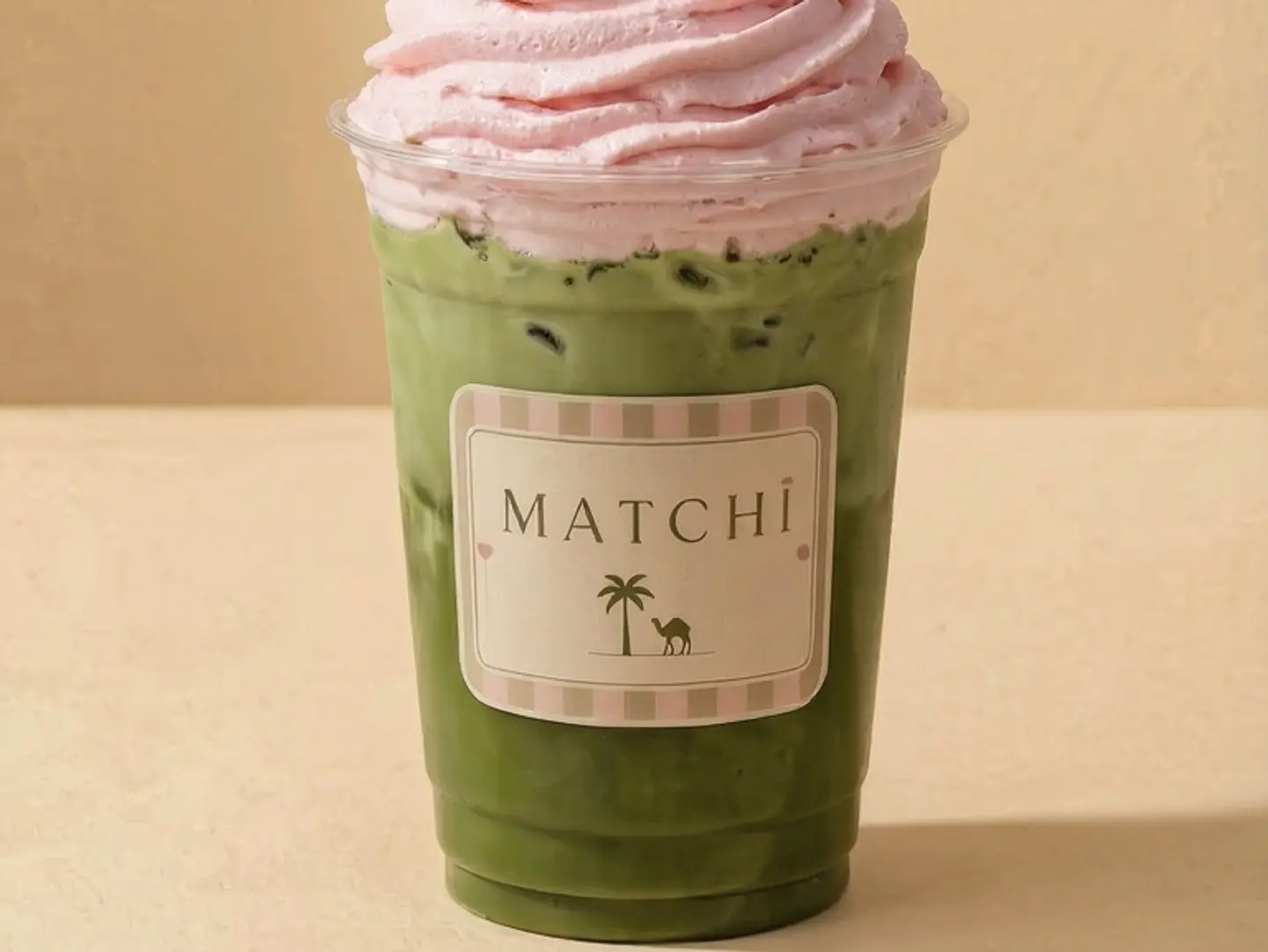 Matcha Foam Strawberry