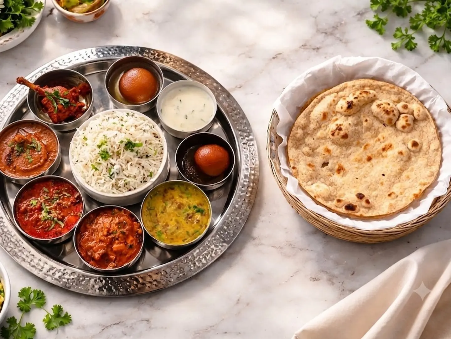 Chicken Thali