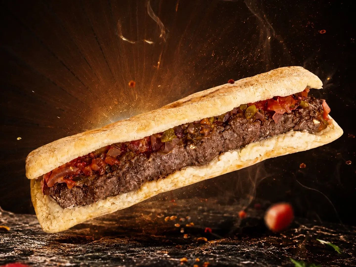 Lamb Kebab Sandwich