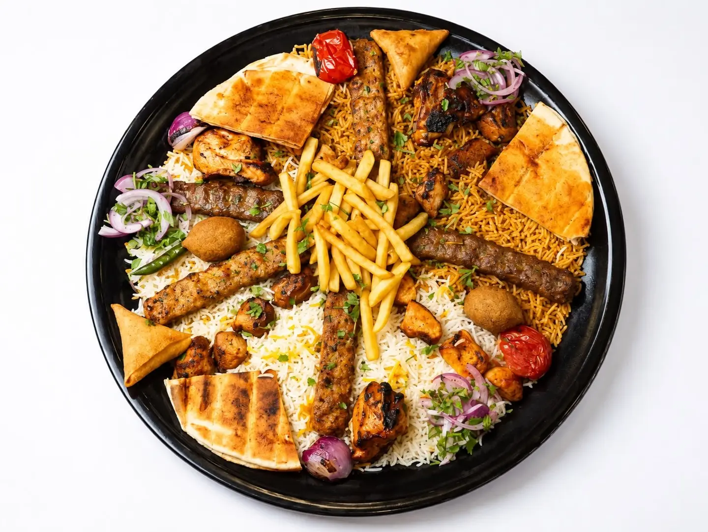 Extra Platter 10 Skewers With Rice