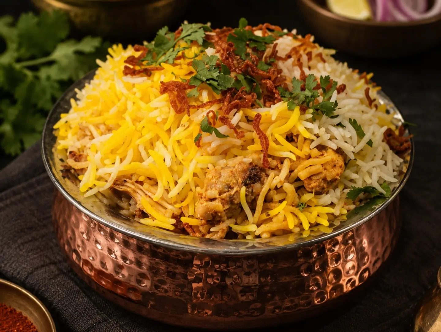 Dum Chicken Biryani