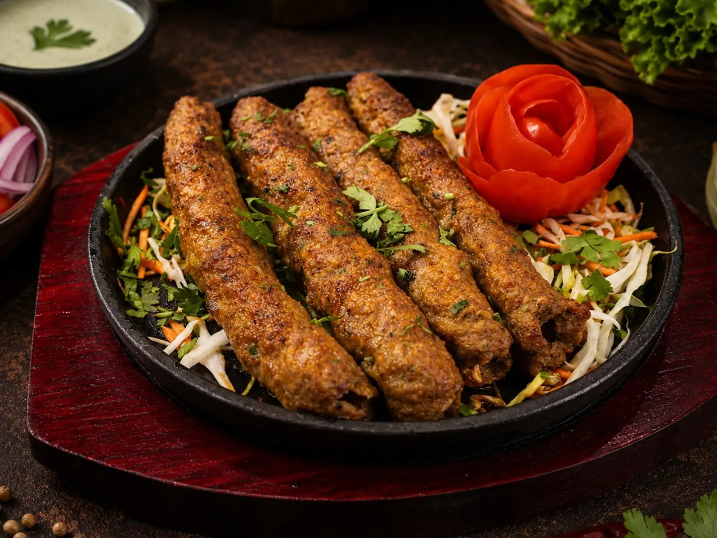 Beef Seekh Kabab 4 Pcs