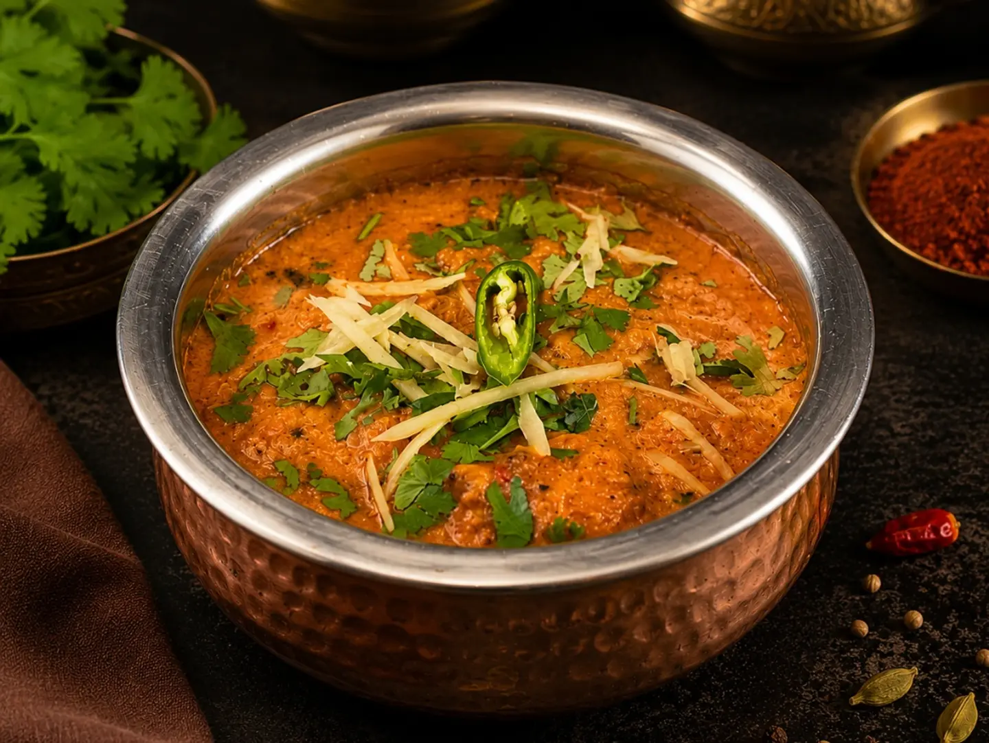 Mutton Achari Handi