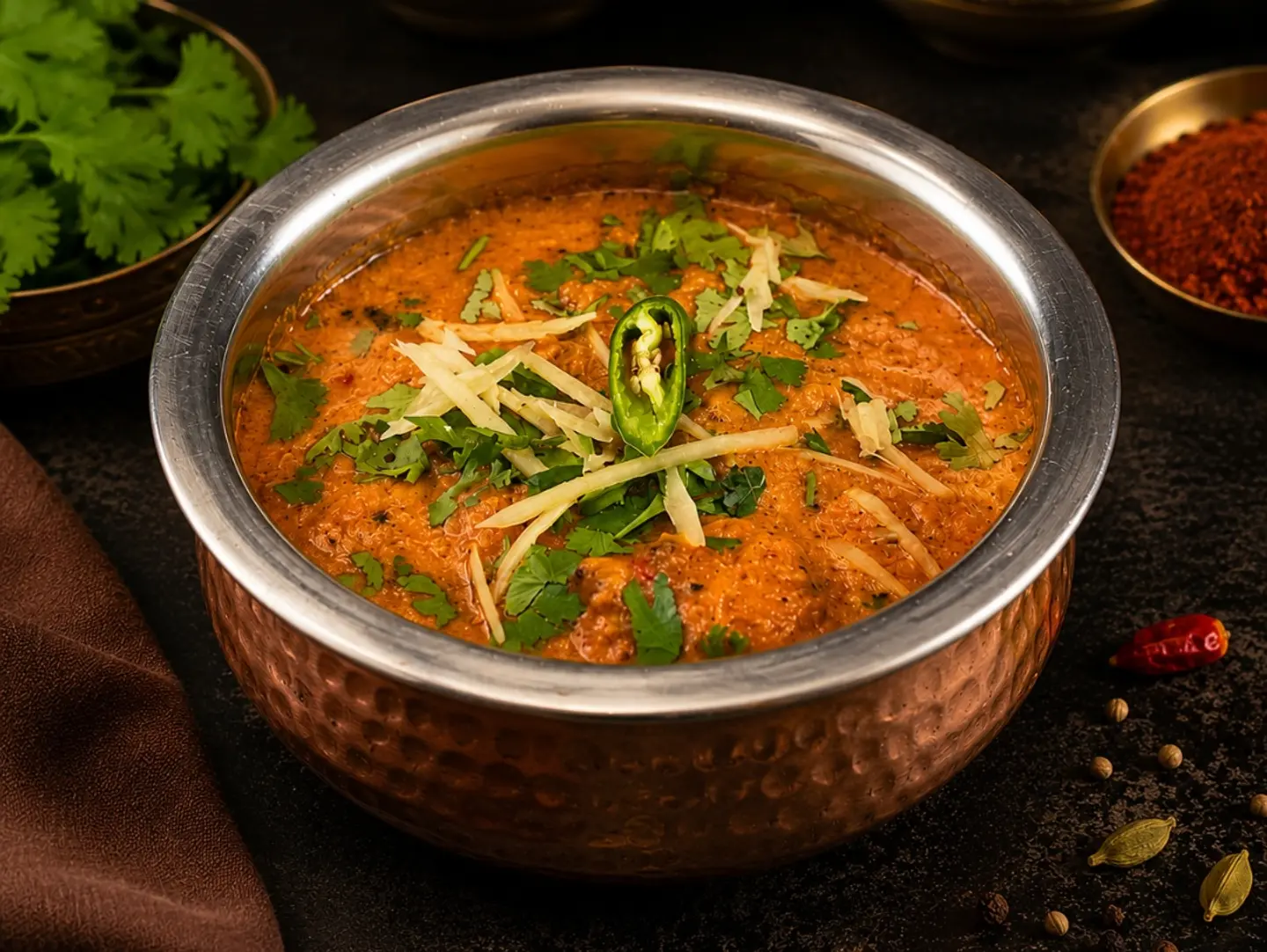 Mutton Boneless Handi
