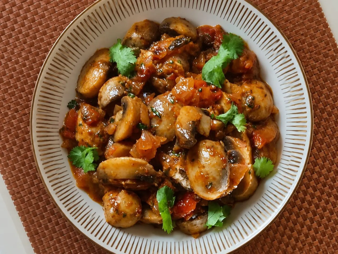 Mushroom Do Pyaza