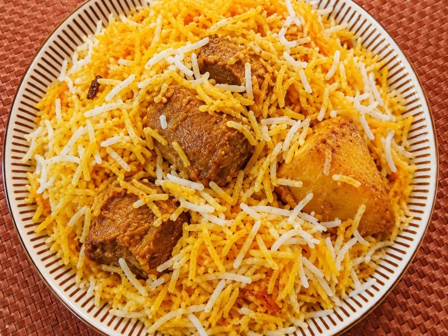 Kolkata Style Mutton Biryani
