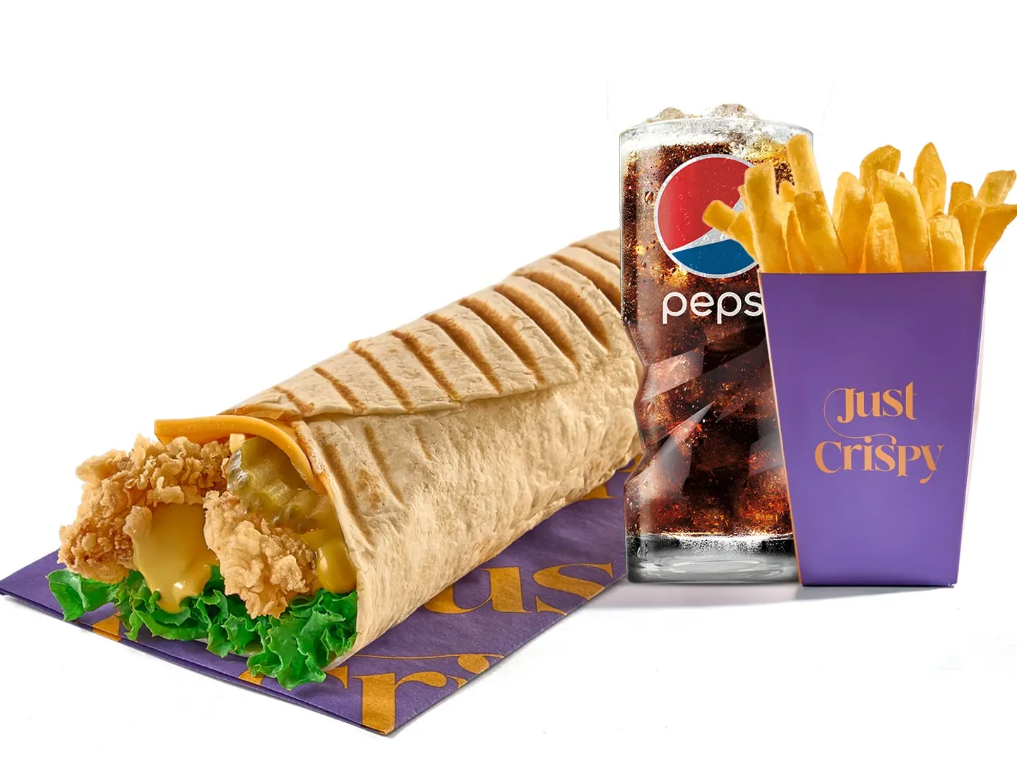 Honey Mastered Wrap Meal