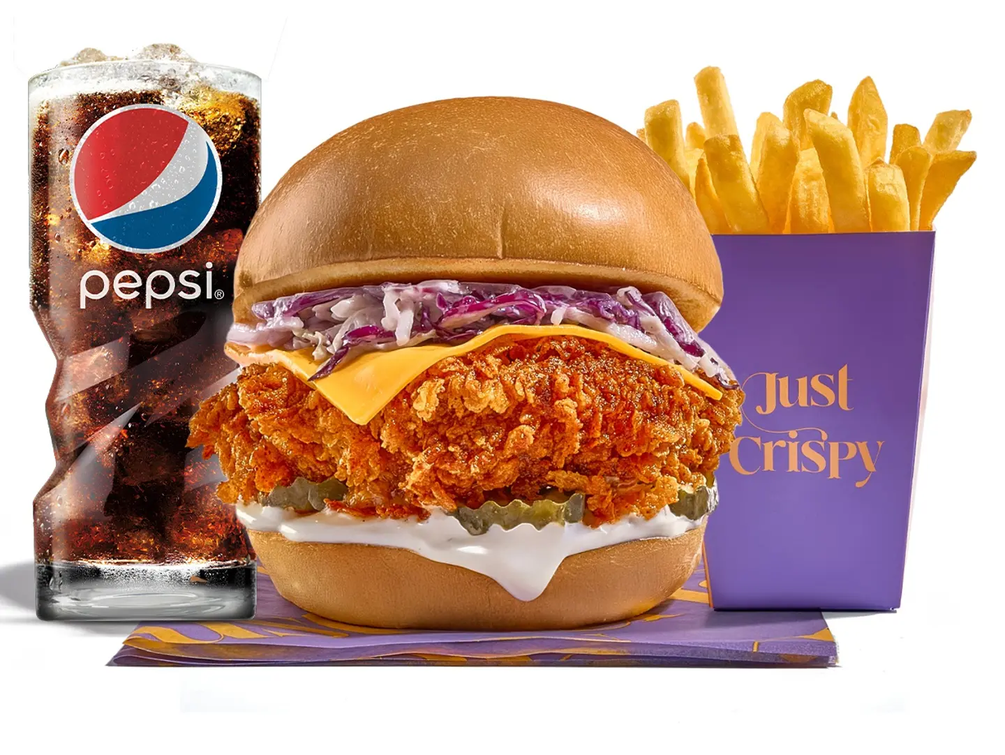 Spicy Nashville Burger Meal