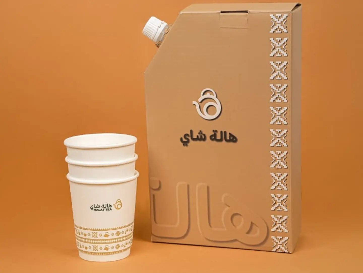 حافظة شاي بهالة