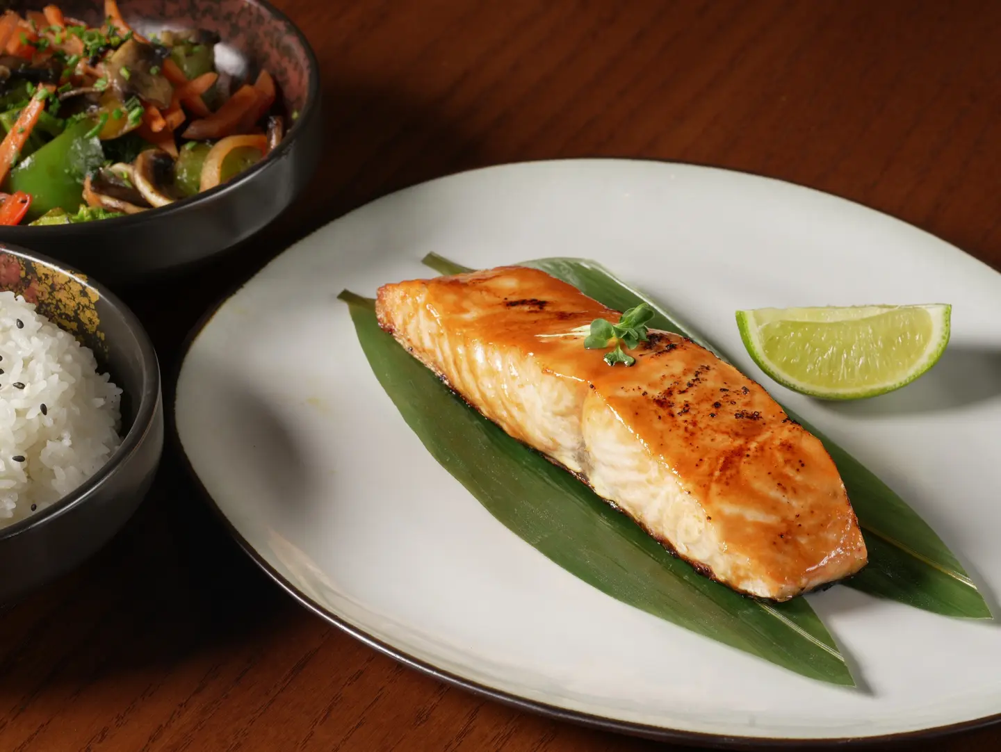 Salmon Yaki Sake