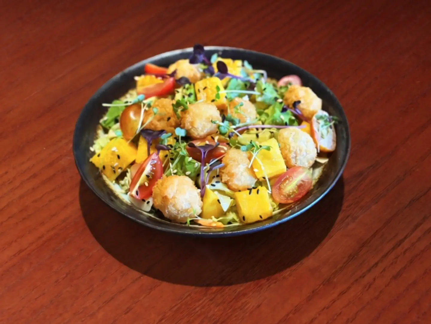 Exo Crispy Shrimp Salad