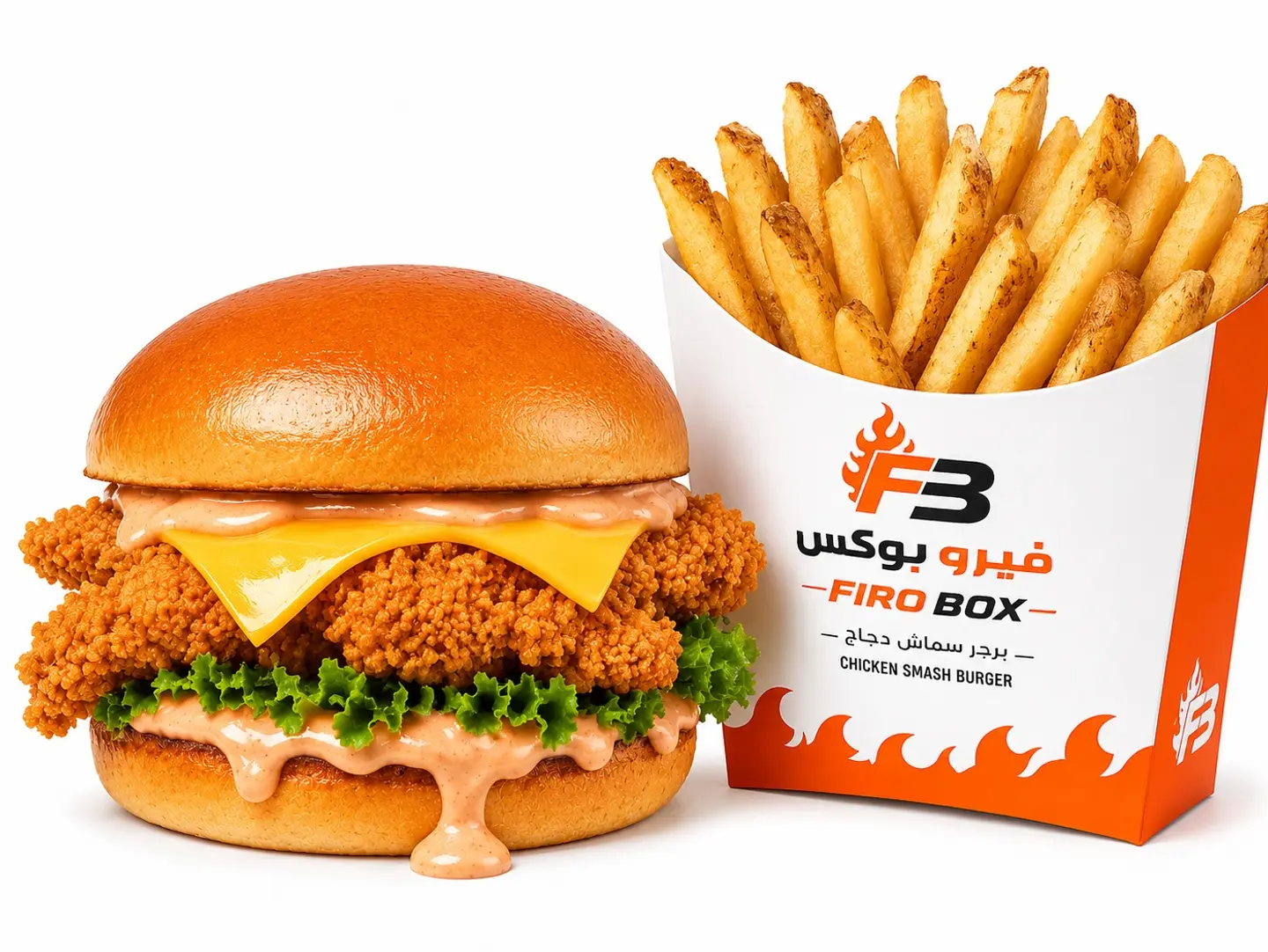 Maple Chicken With Fries