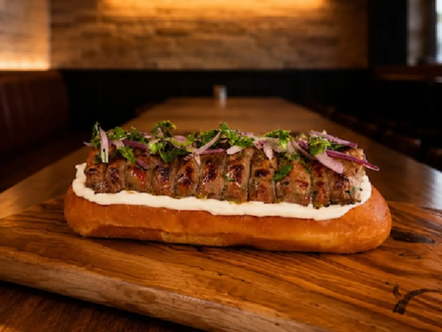 Beef Kabab Sandwich