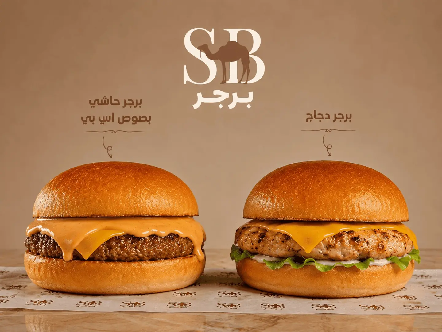 برجر اس بي مع برجر دجاج