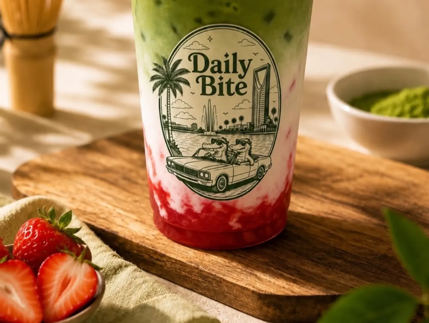 Strawberry Matcha