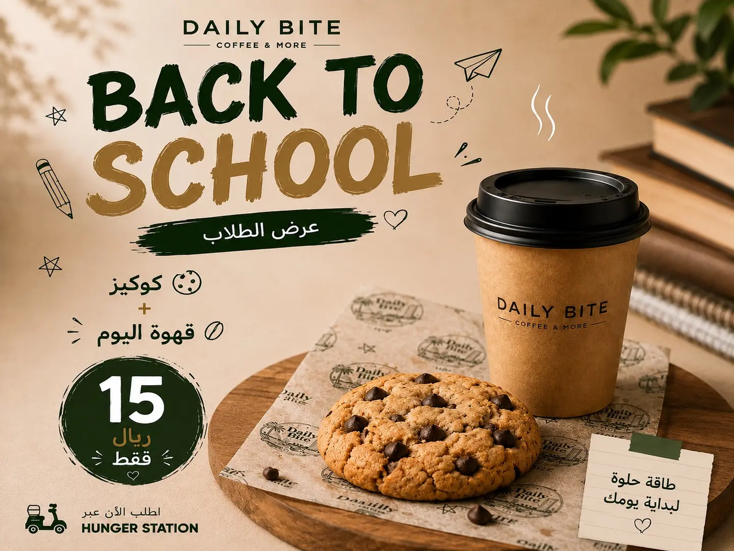 Students Offer Coffee And Cookies