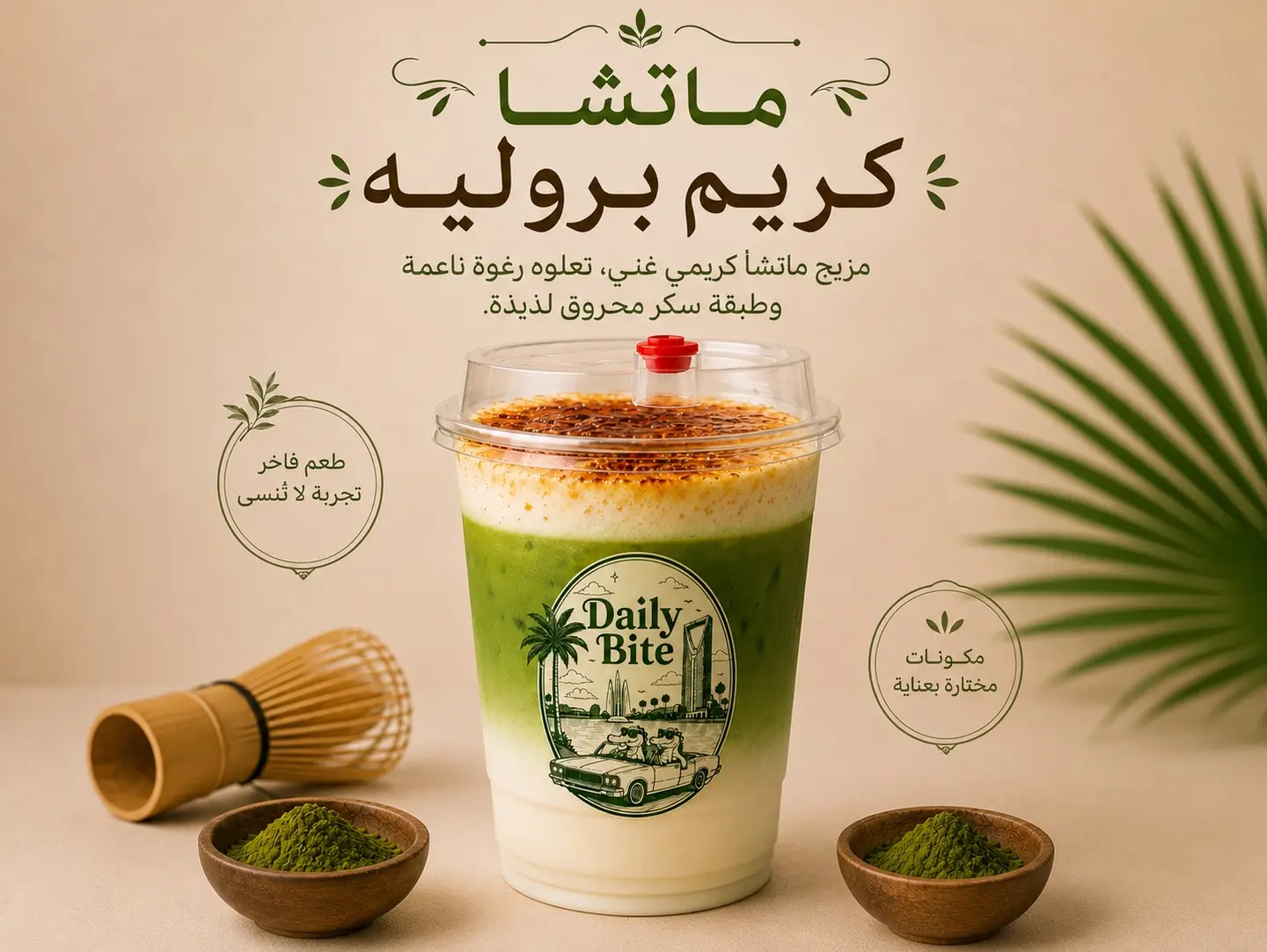 Matcha Cream Brulee