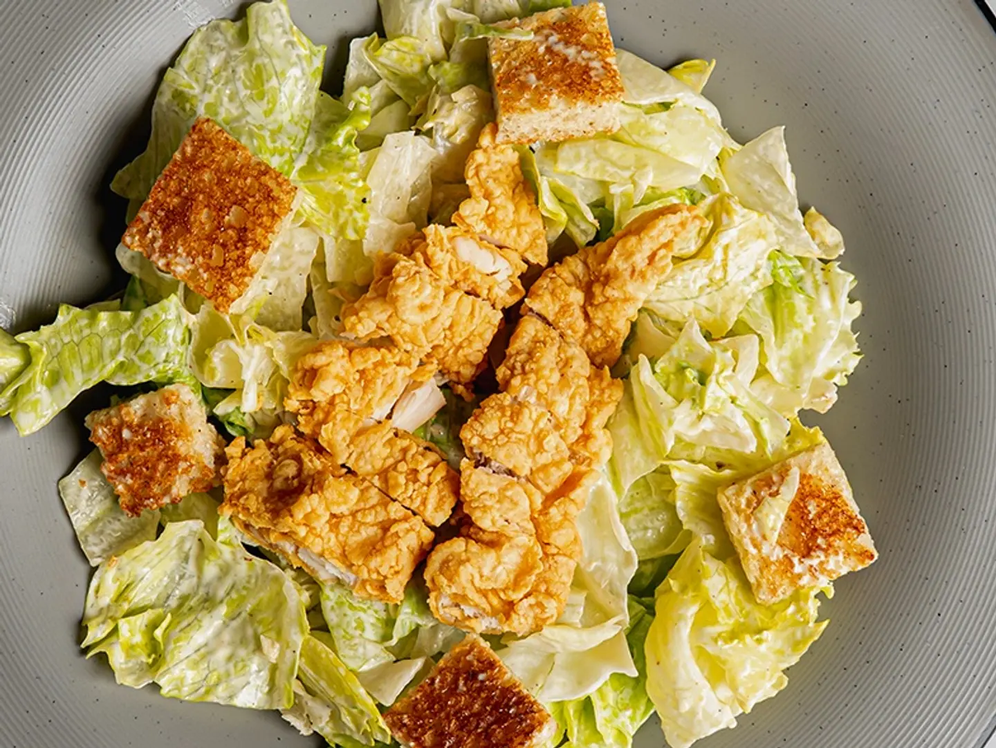 Caesar Strips Salad