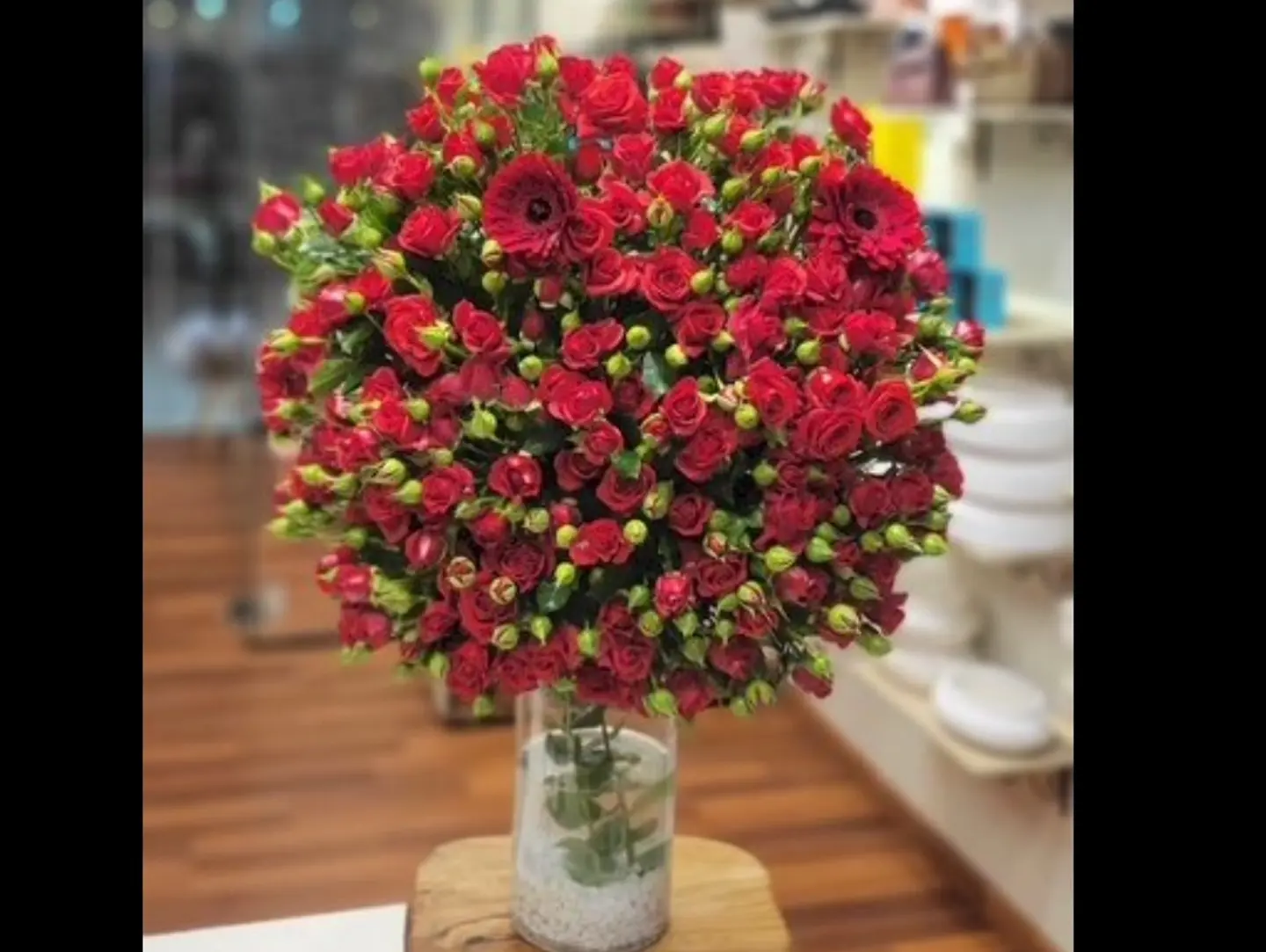 Red Love Vase