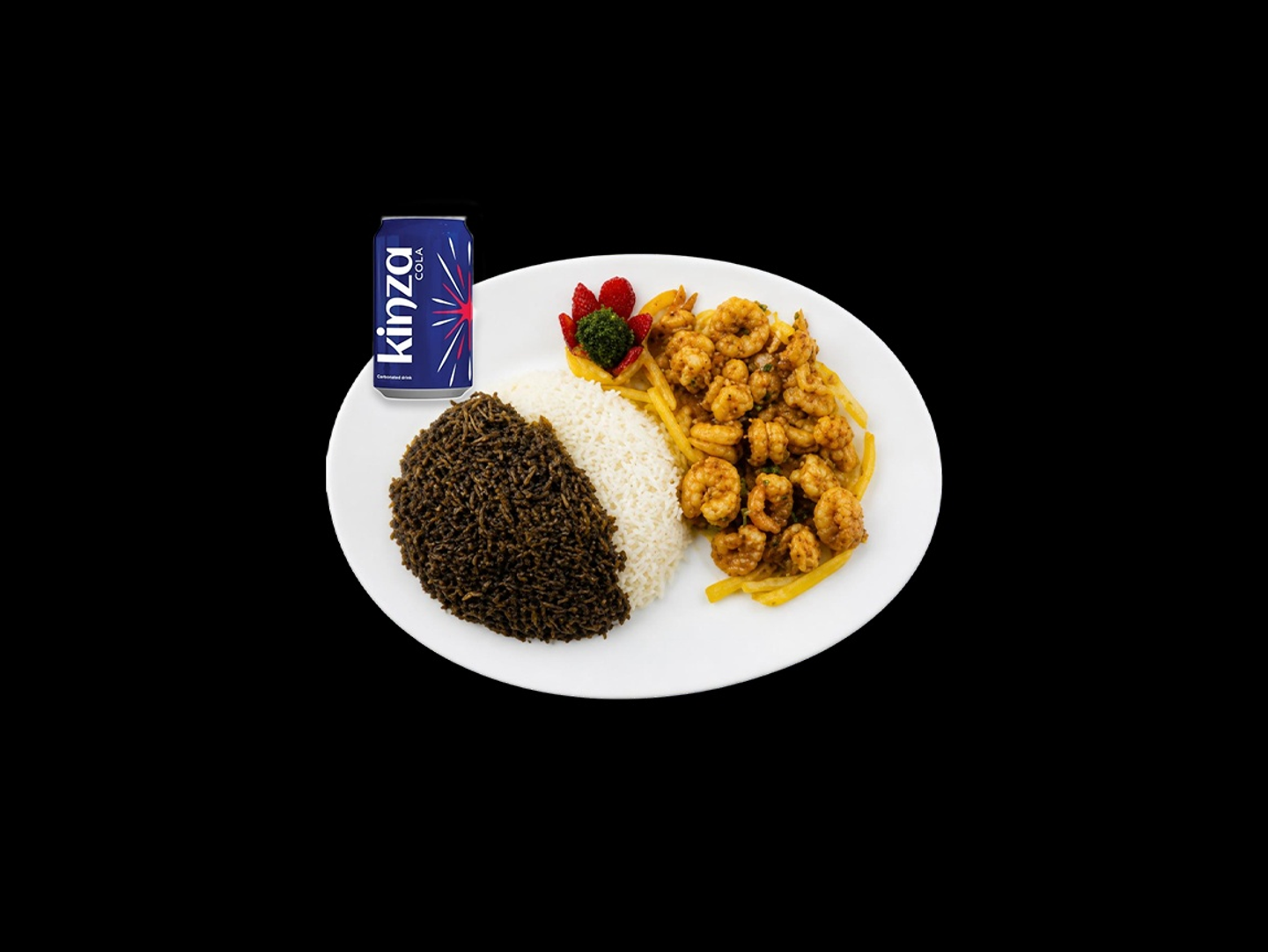 Shrimp Meal With Mixed Rice