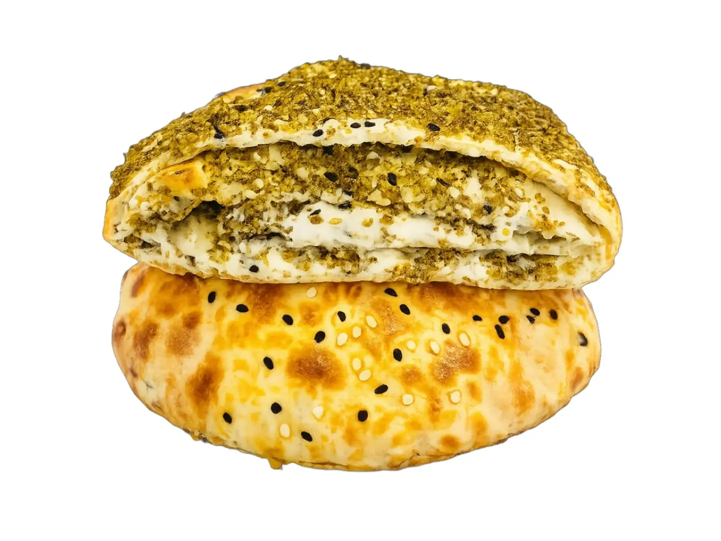 فطيرة لبنة وزعتر