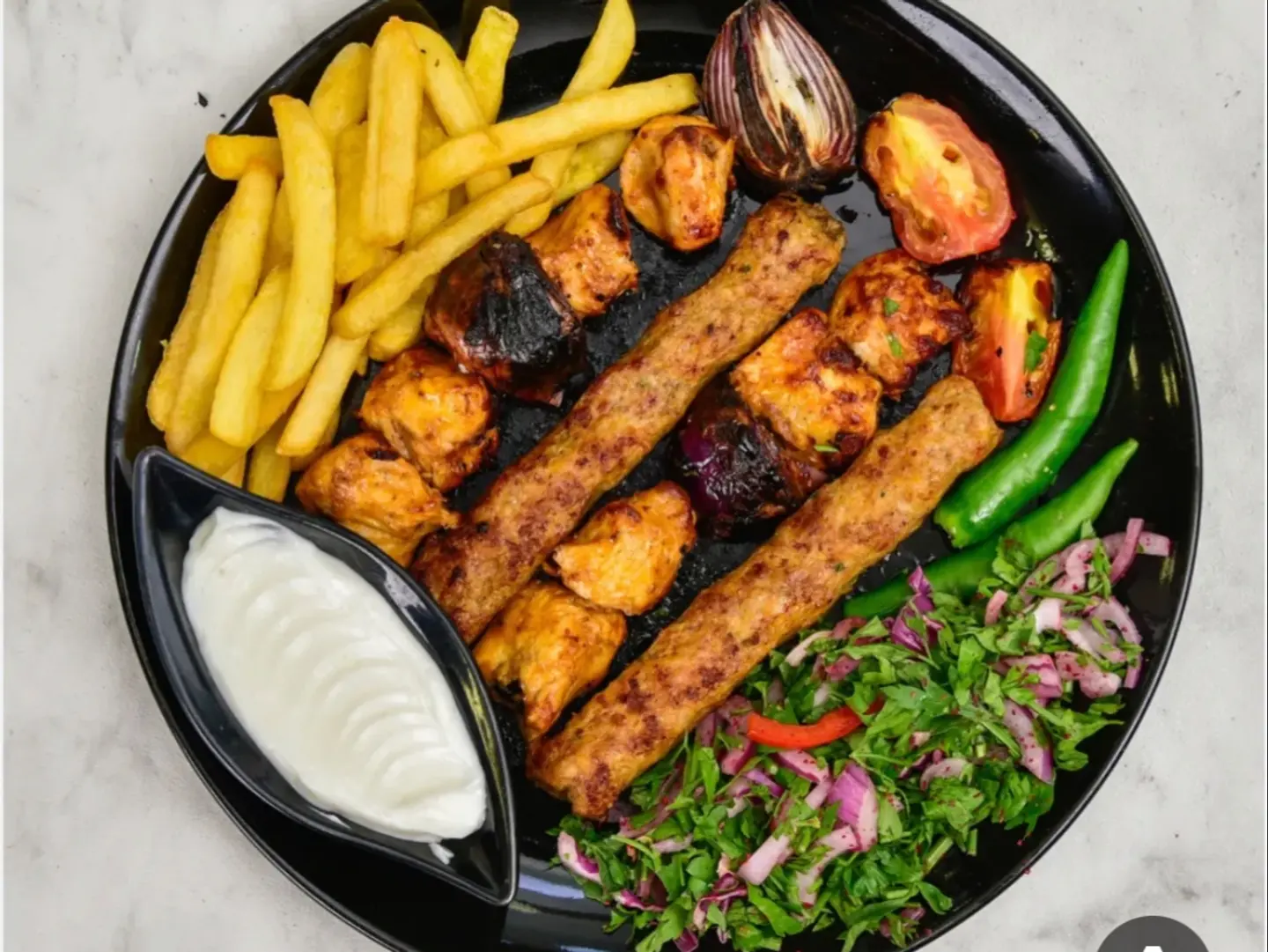Mixed Grilled Chicken - Small 4 Skewers