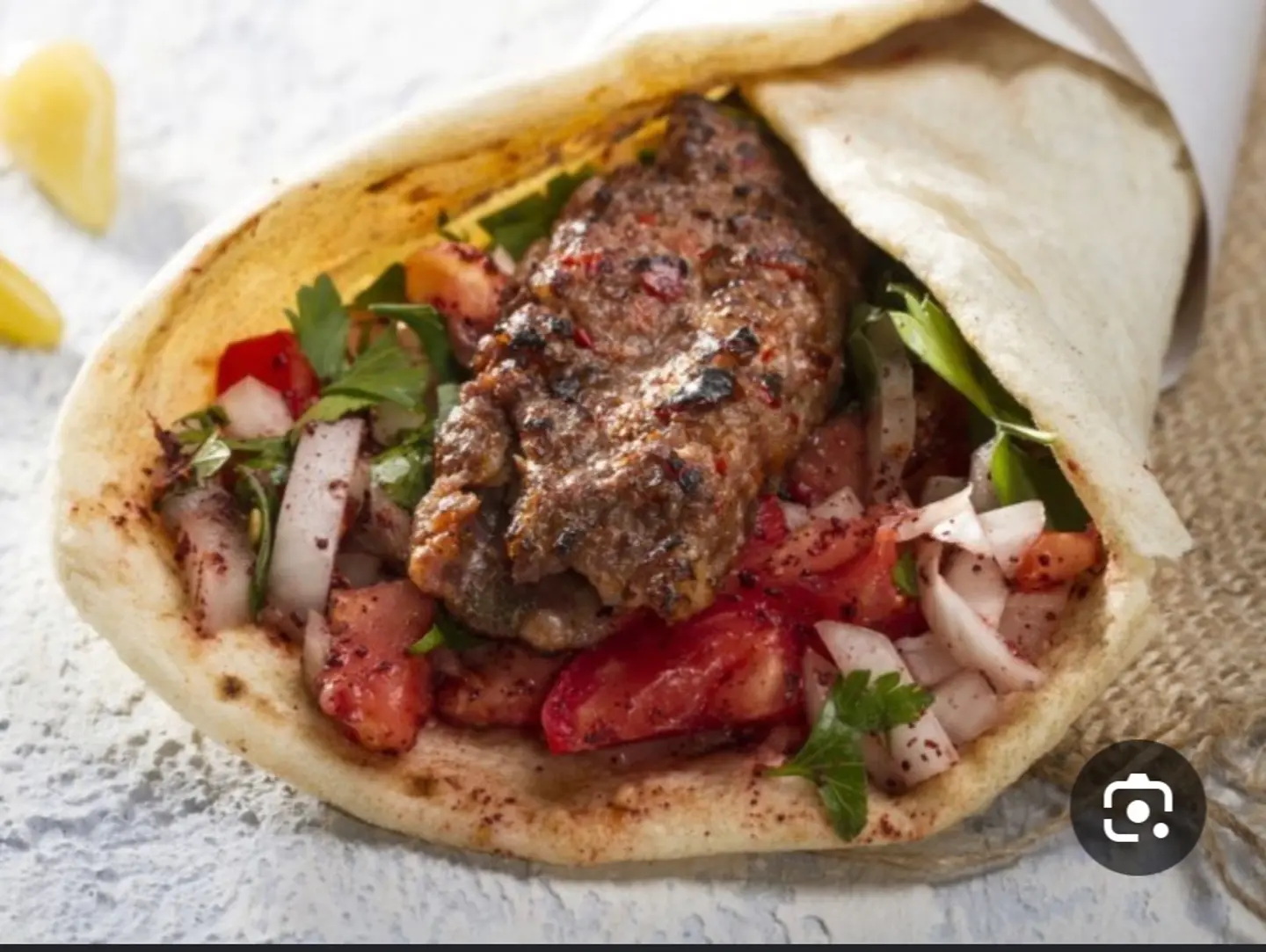 Meat Kebab Sandwich