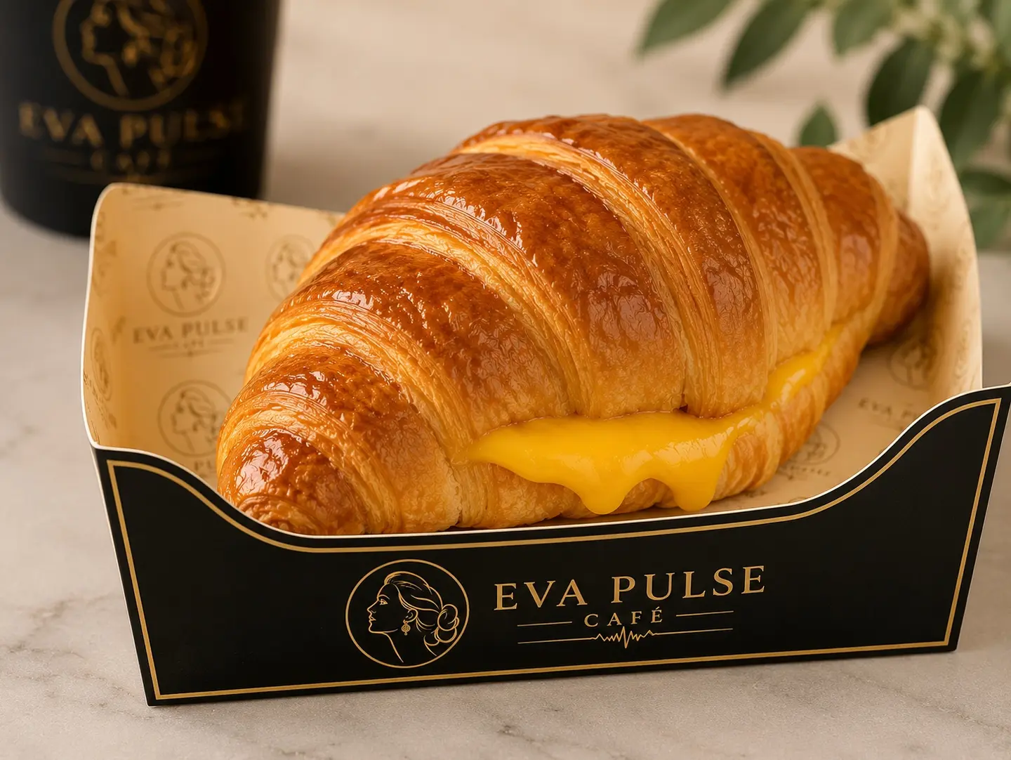 Yellow Cheese Croissant