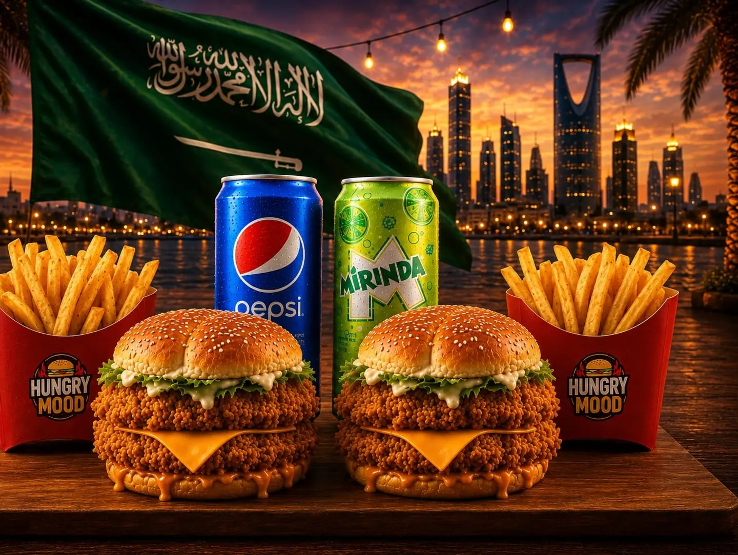 Two Double Crispy Meal Burger