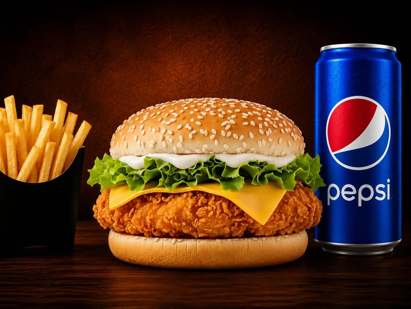 Fiery Spicy Burger - Sandwich