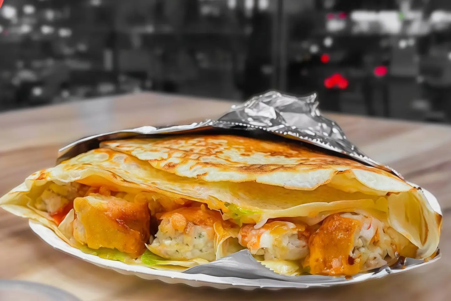 Chicken Burger Crepe