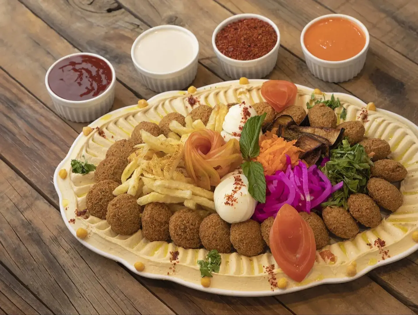 صحن فلافل - صغير