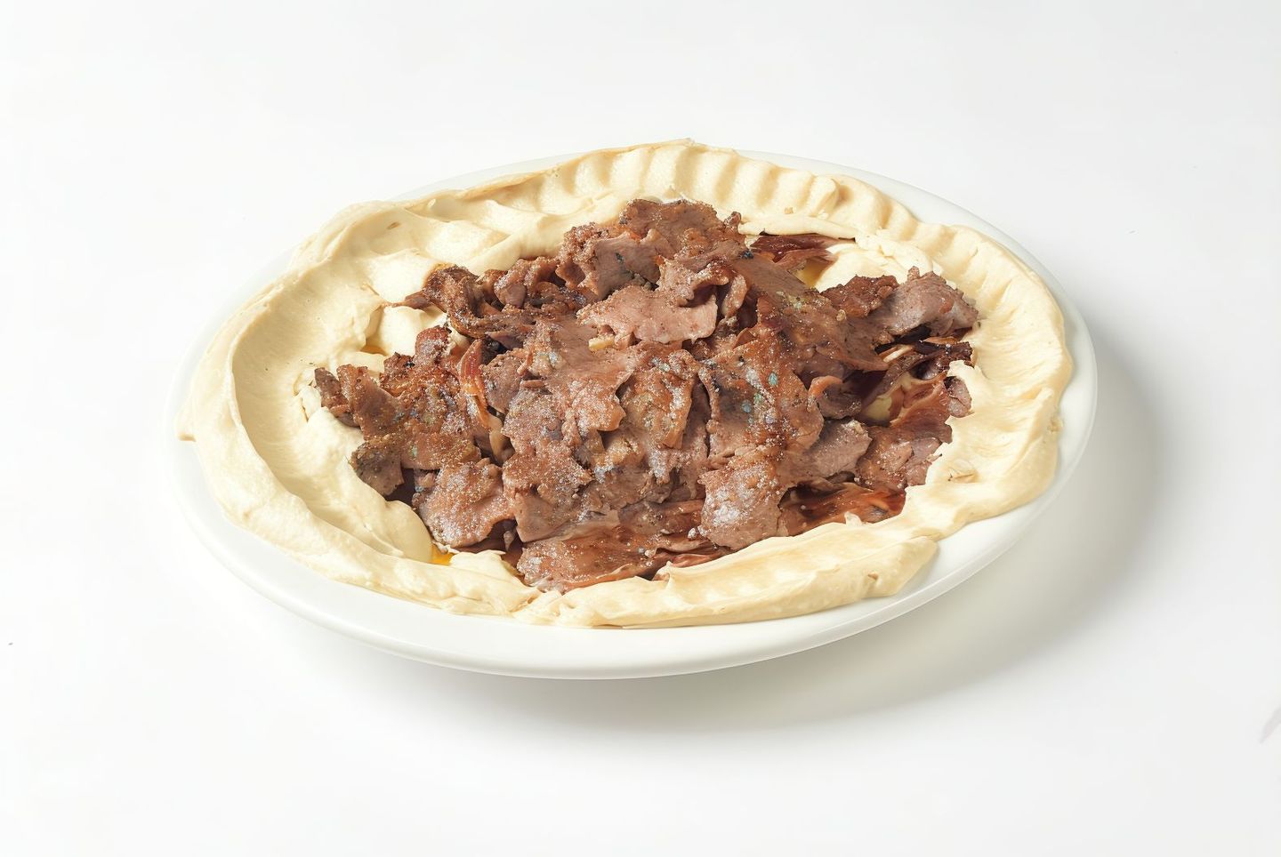 Hummus Top Meat Doner