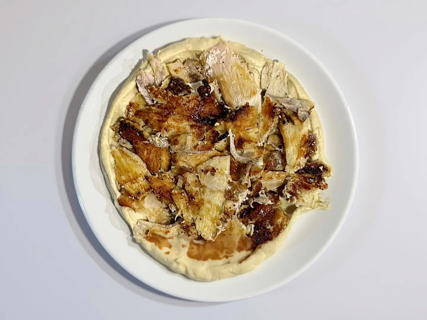 Hommus With Chicken Shawarma