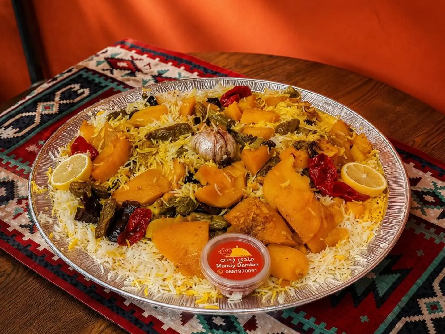 مقلوبة حبة دجاج