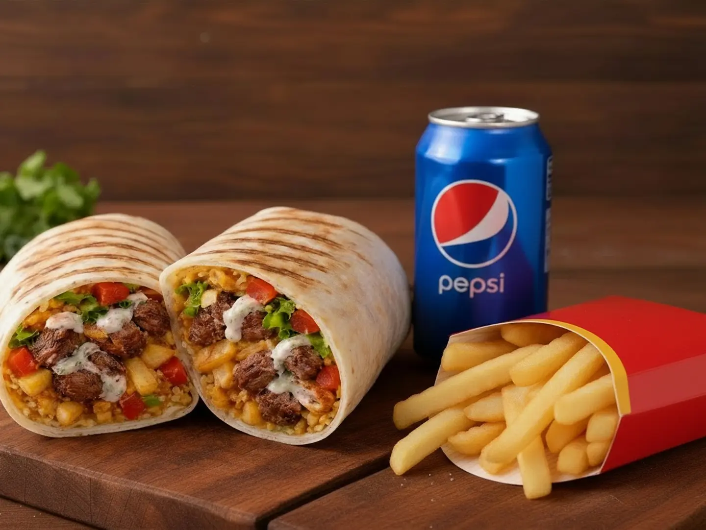 وجبة بوريتو اللحم البقري