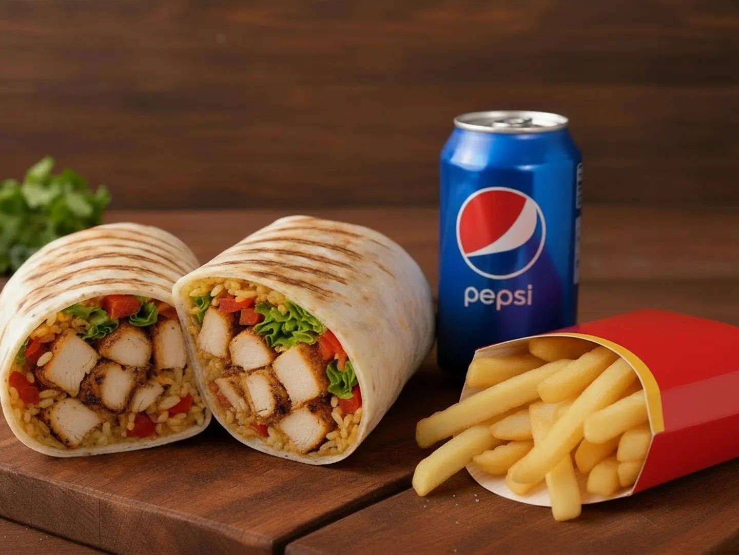 وجبة بوريتو الدجاج