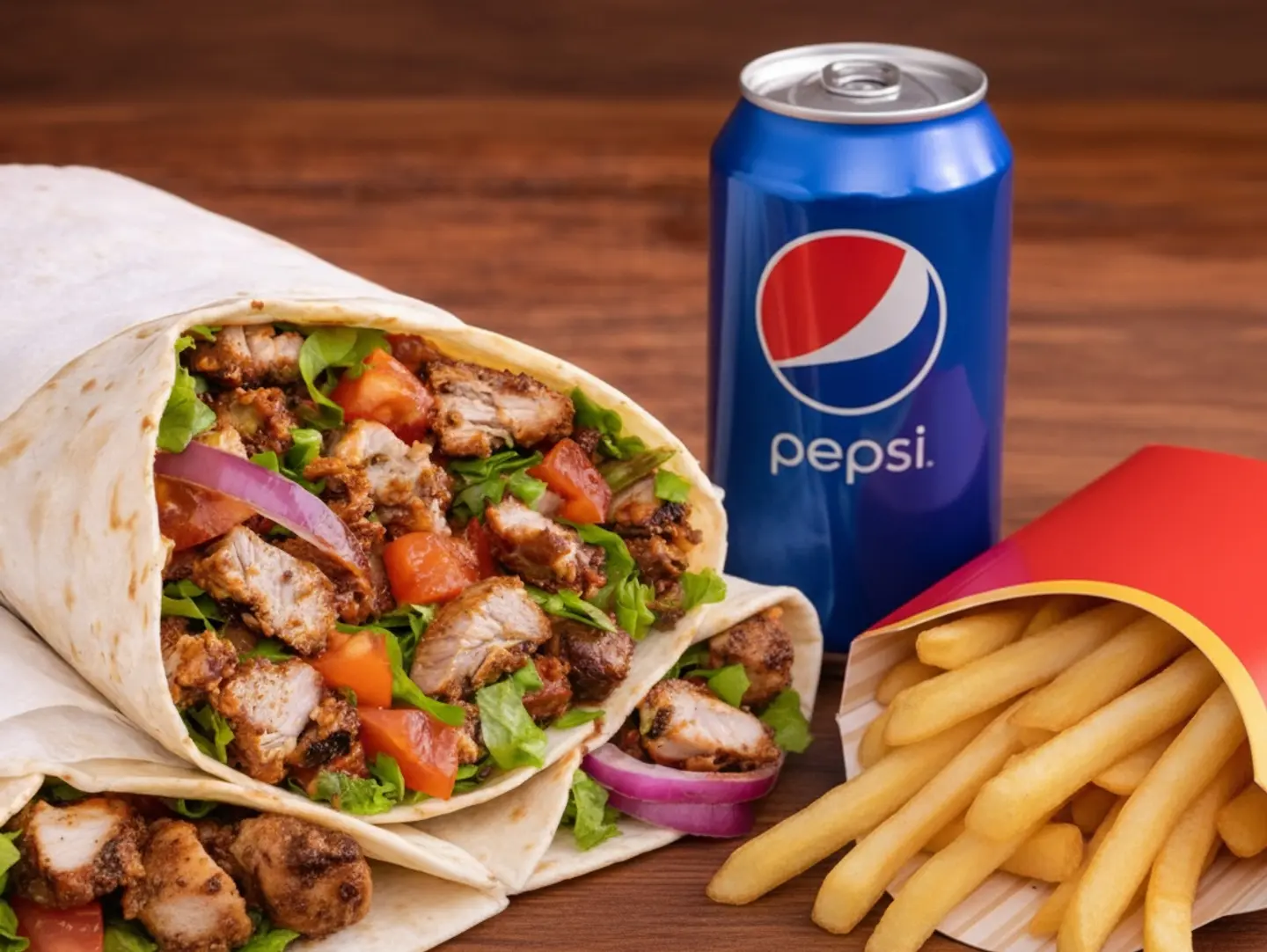 وجبة شاورما دجاج جامبو