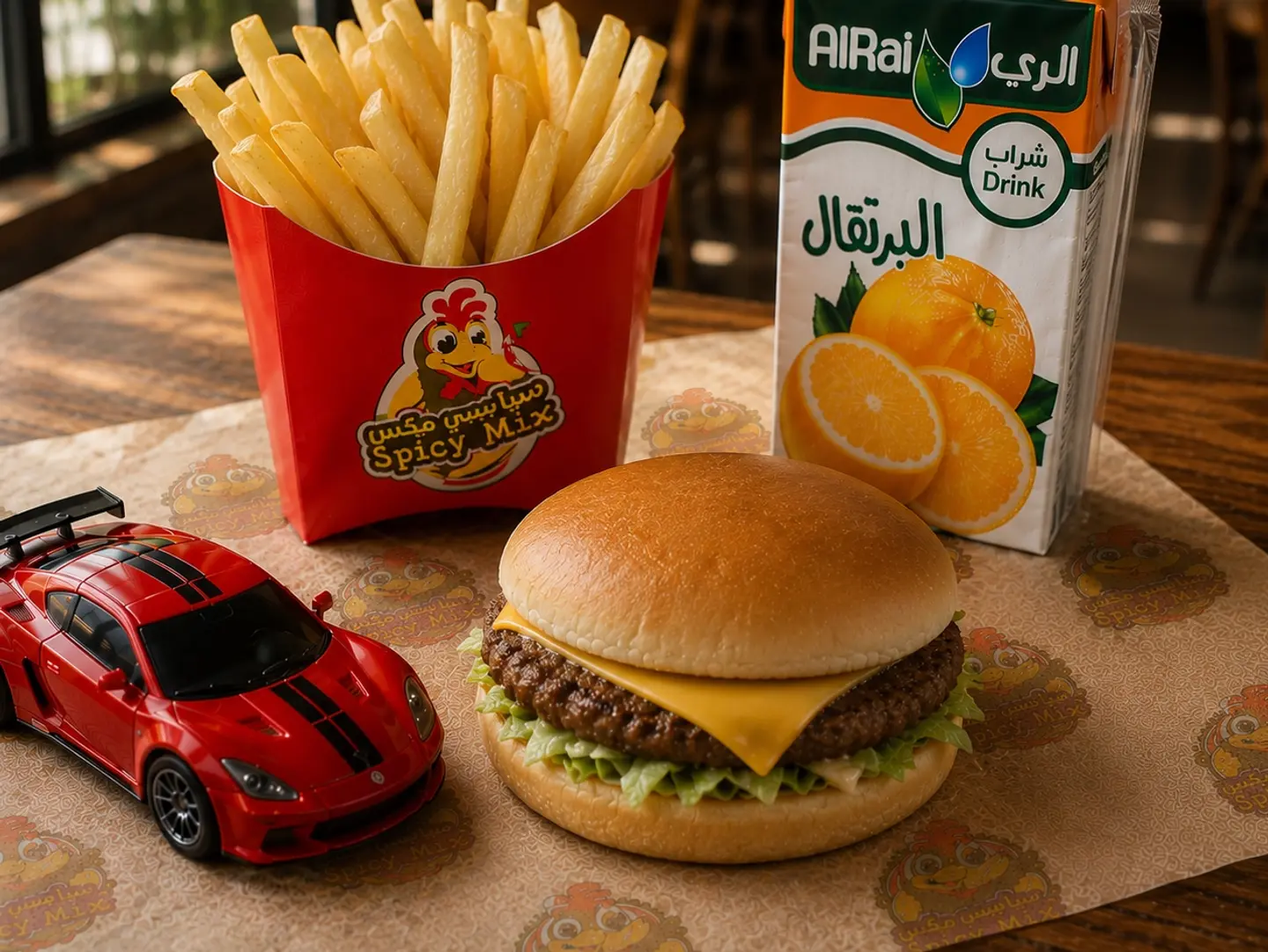 Kids Beef Burger Meal