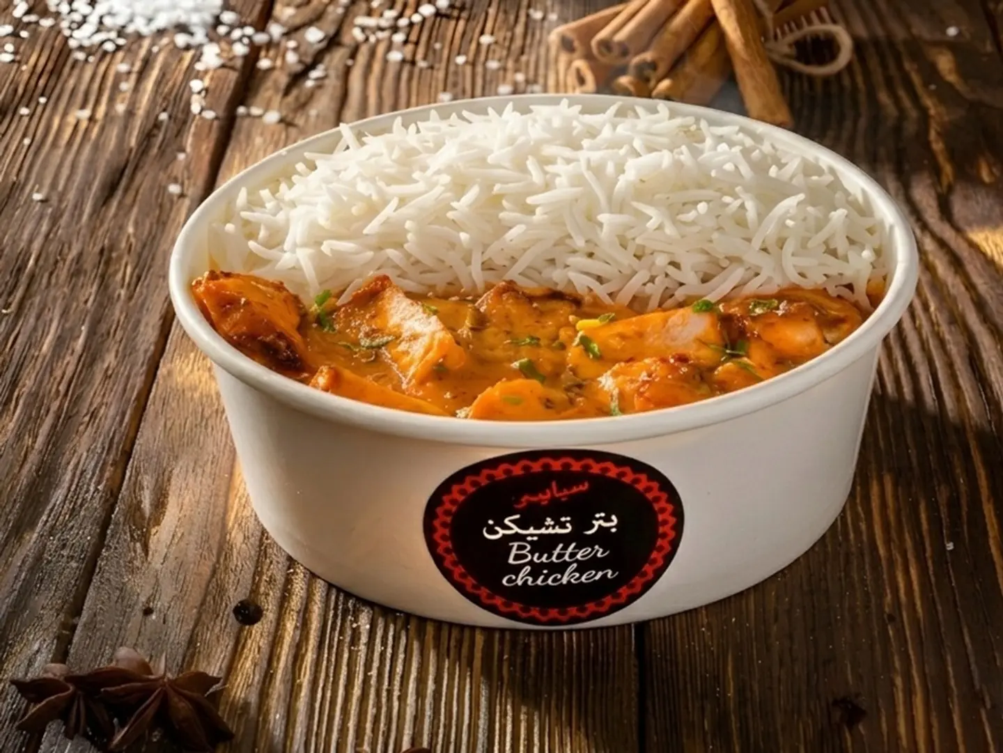 Butter Chicken With White Rice